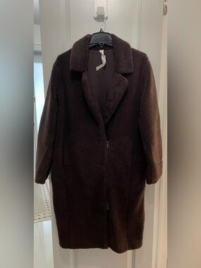 Lululemon Textured Fleece Long Collared Jacket